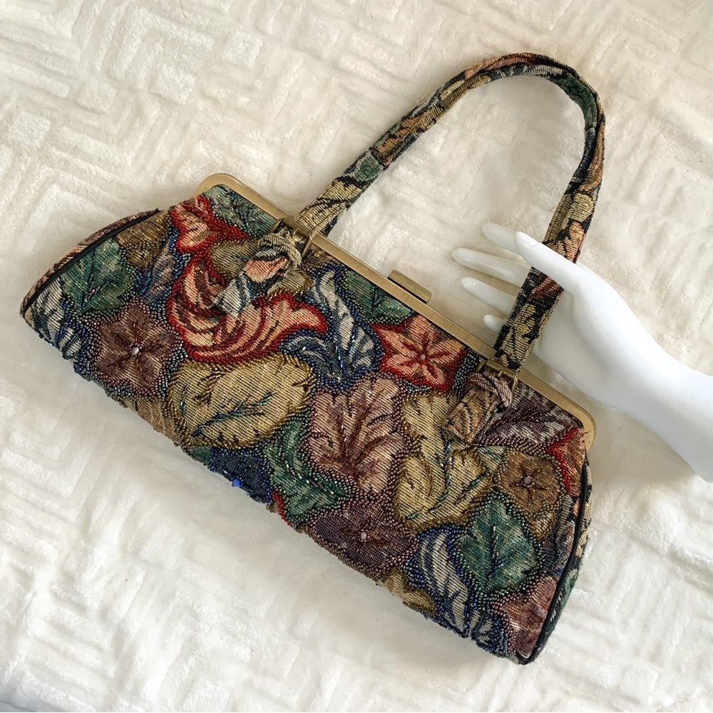 Moni couture beaded handbag.